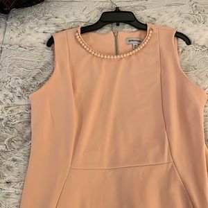 Pastel pink dress. Size 16. Never worn.